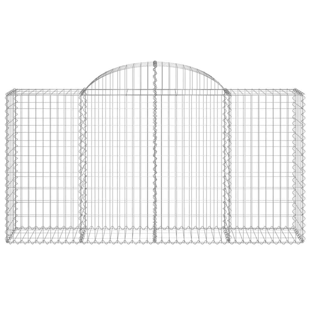 Lučne gabionske košare 40kom 200x50x100/120cm pocinčano željezo