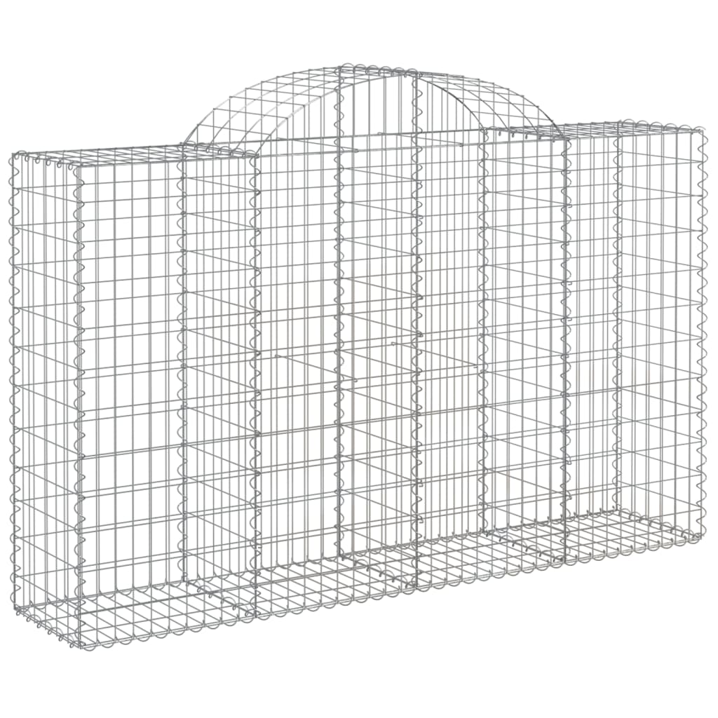 Lučne gabionske košare 13kom 200x50x120/140cm pocinčano željezo