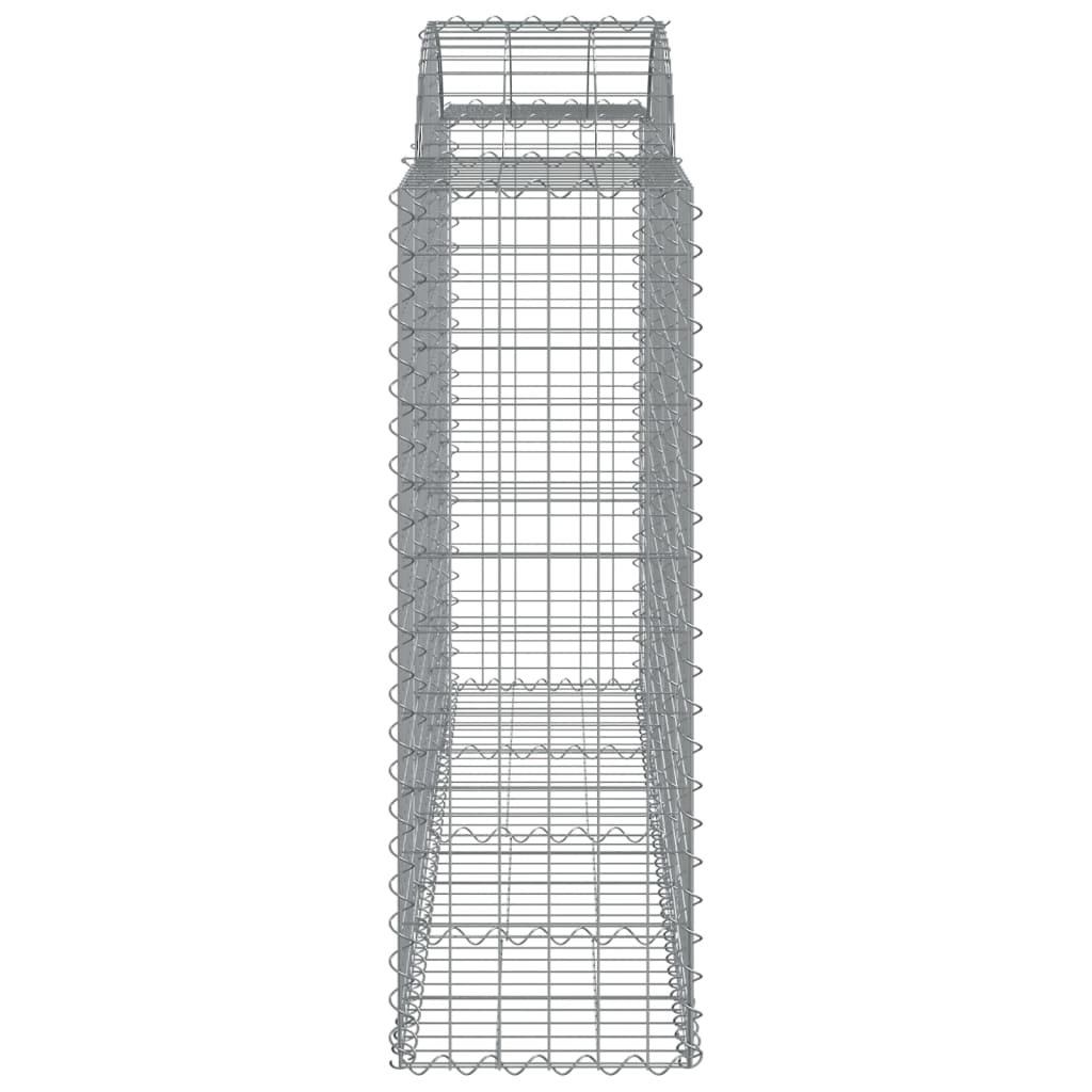 Lučne gabionske košare 13kom 200x50x120/140cm pocinčano željezo