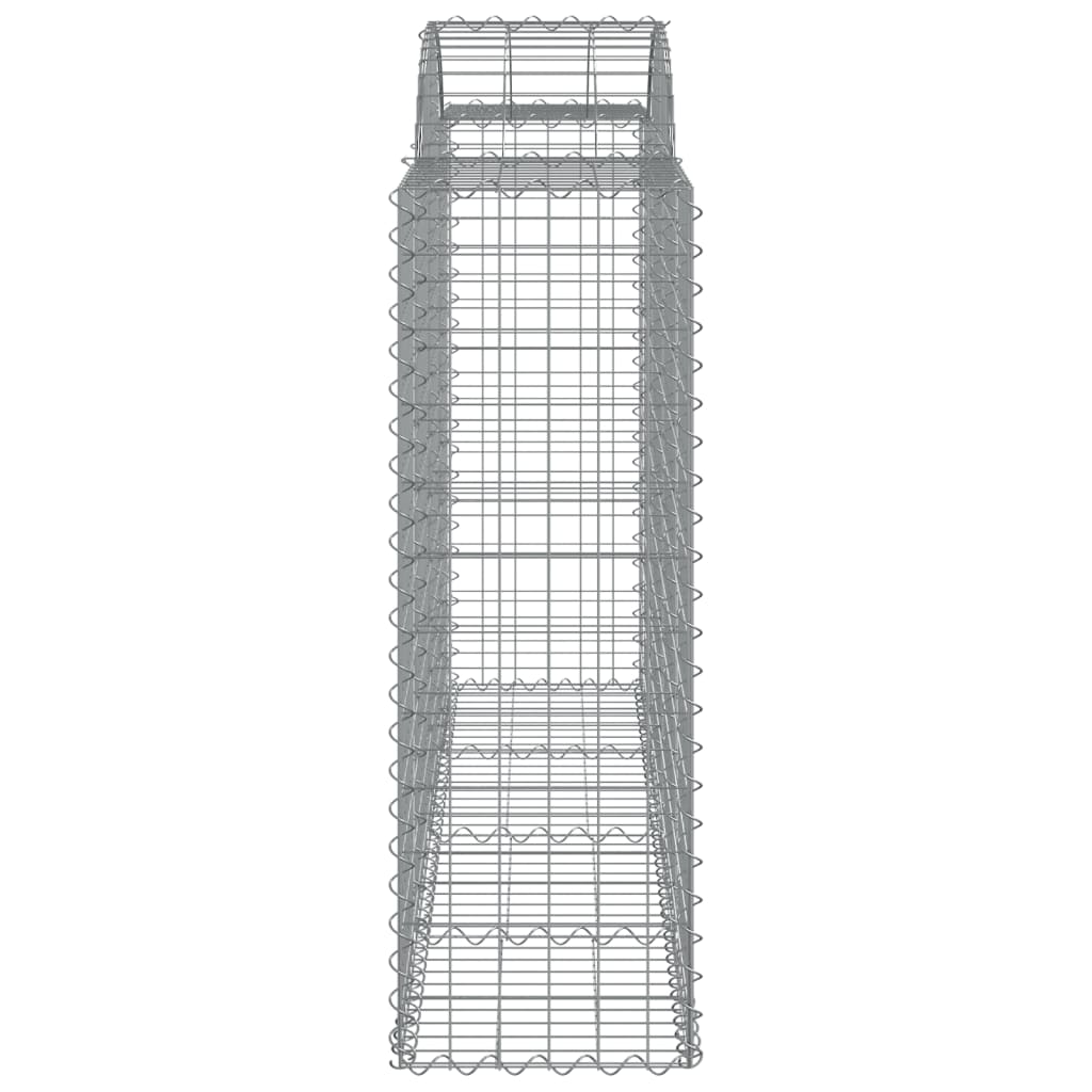 Lučne gabionske košare 18kom 200x50x120/140cm pocinčano željezo
