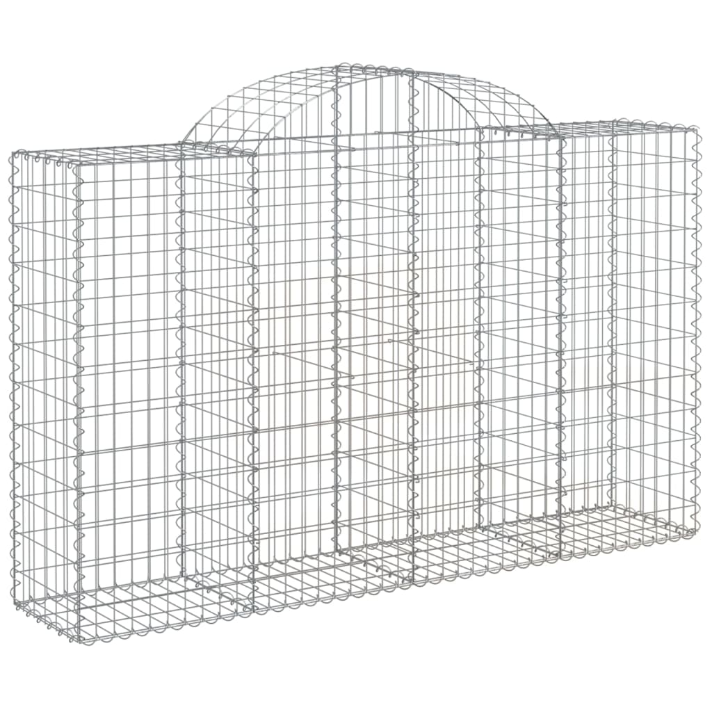 Lučne gabionske košare 25kom 200x50x120/140cm pocinčano željezo