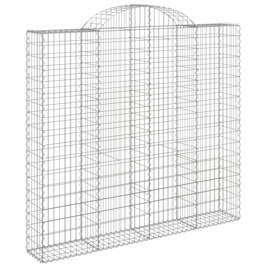 Lučne gabionske košare 3 kom 200x50x180/200cm pocinčano željezo