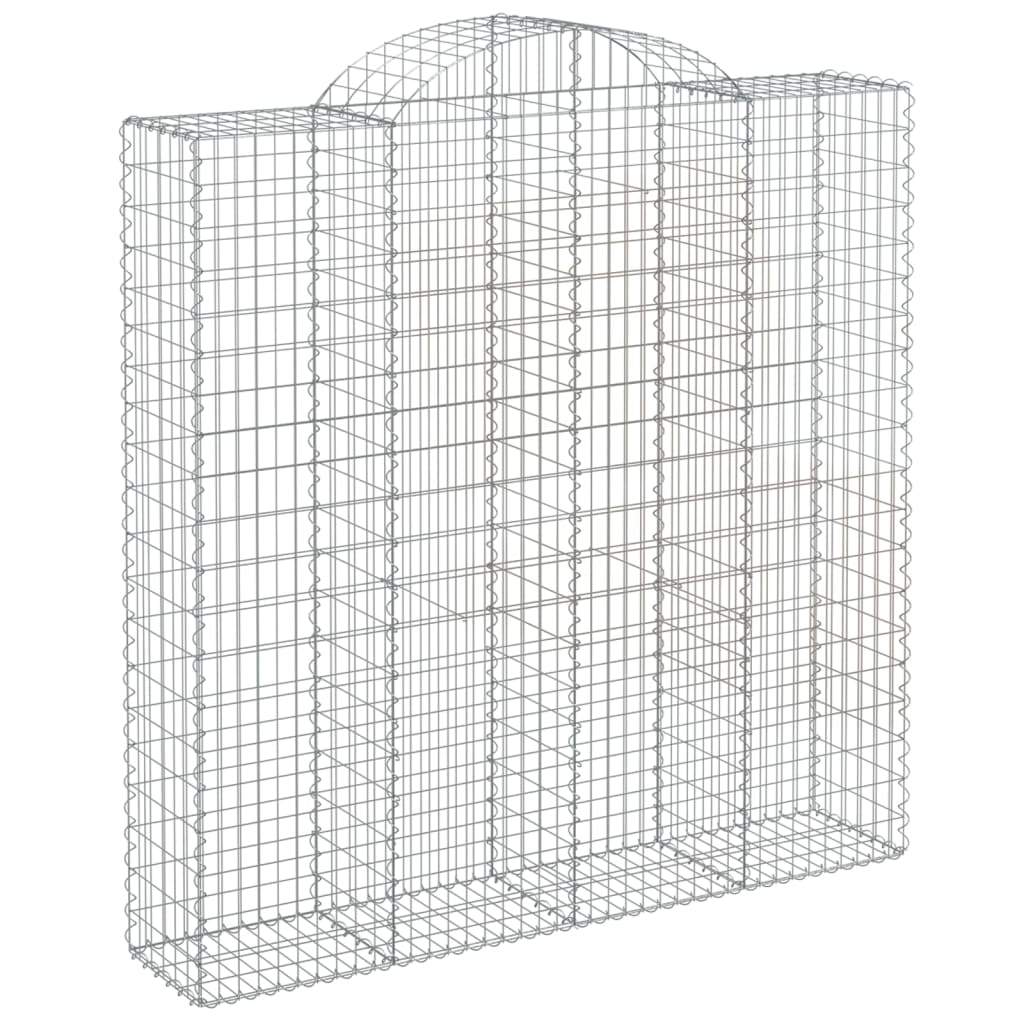 Lučne gabionske košare 3 kom 200x50x200/220cm pocinčano željezo