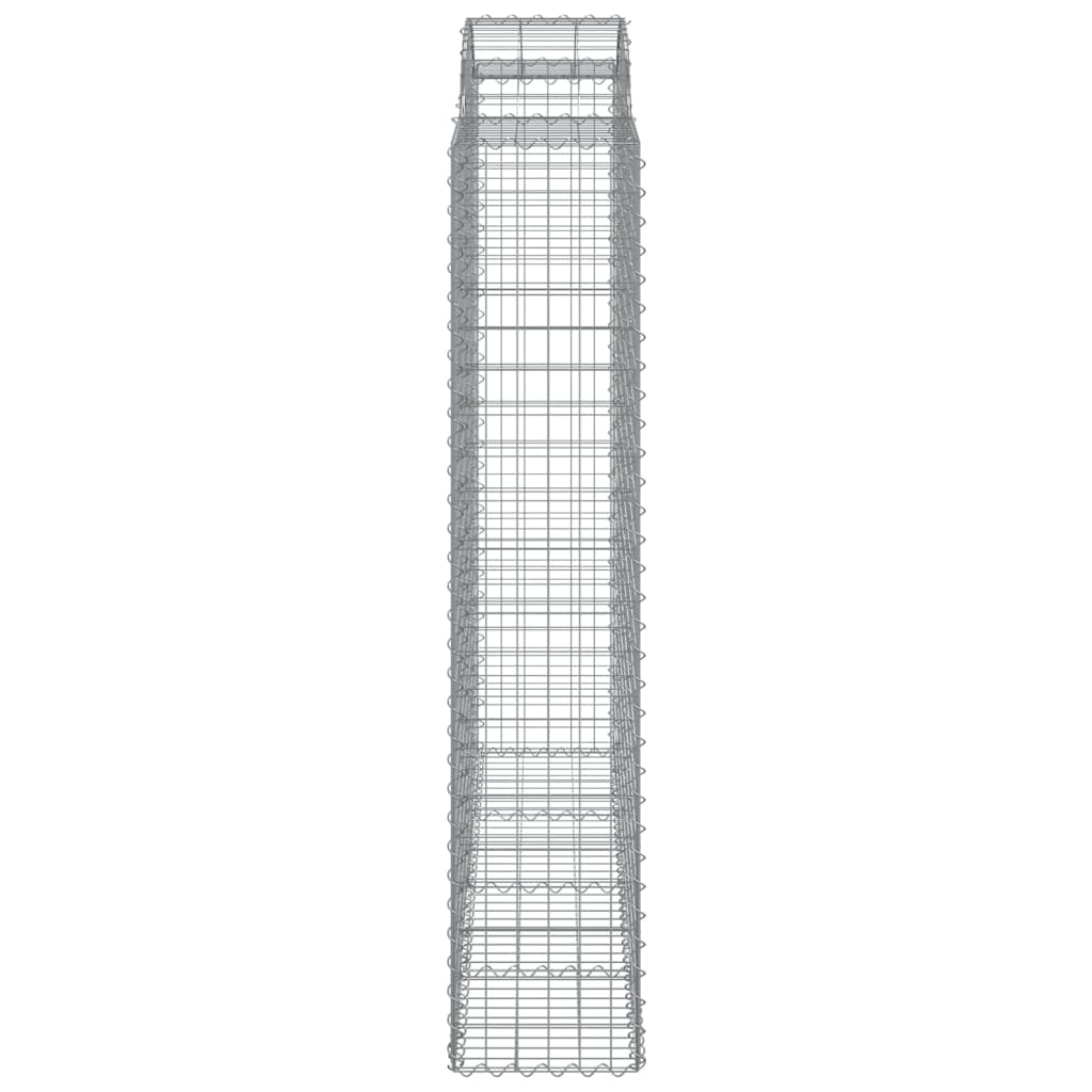 Lučne gabionske košare 3 kom 200x50x200/220cm pocinčano željezo
