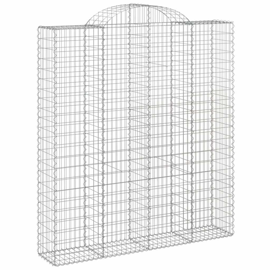 Lučne gabionske košare 20 kom 200x50x220/240 cm pocinčano željezo