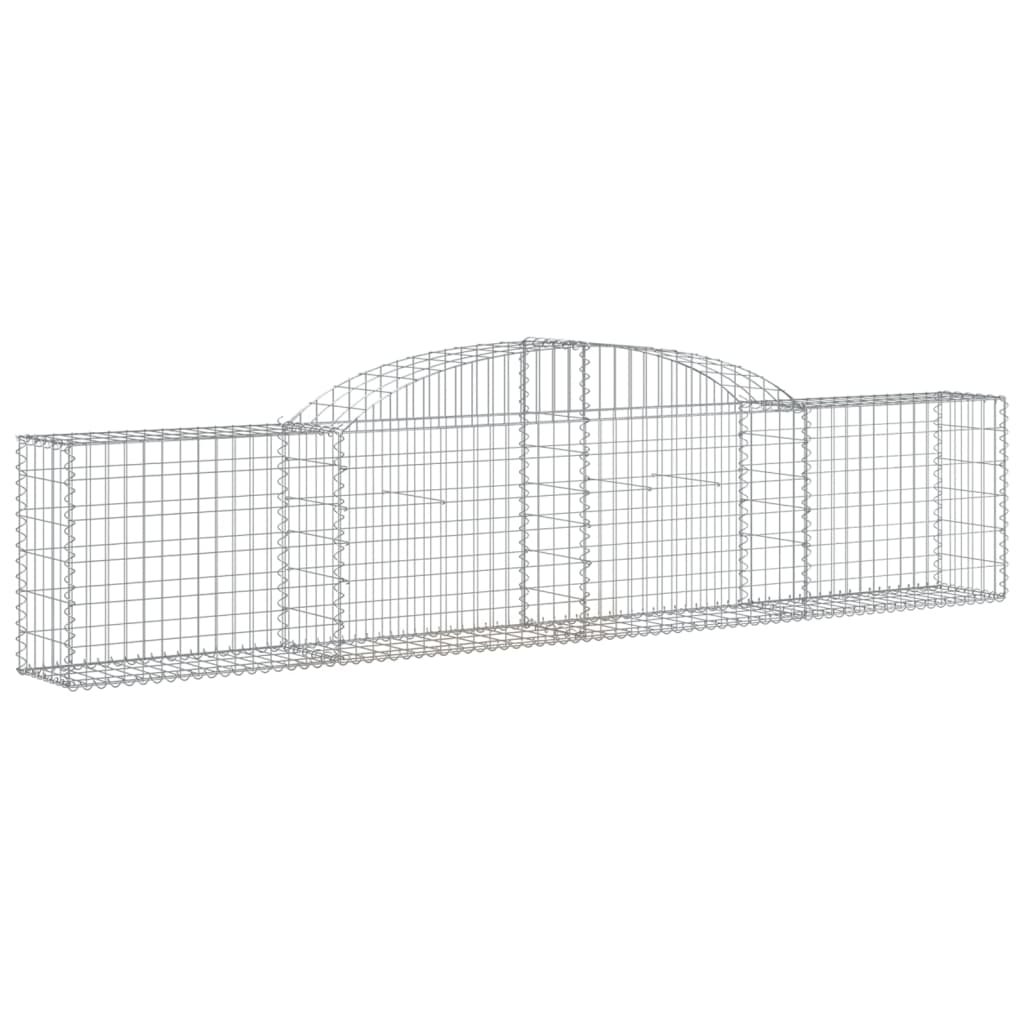 Lučne gabionske košare 30 kom 300x30x60/80 cm pocinčano željezo