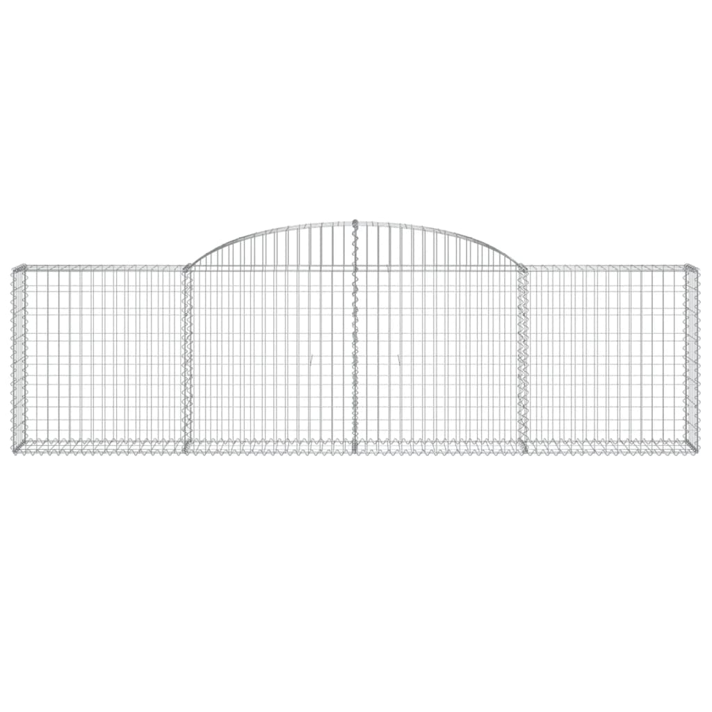 Lučne gabionske košare 6 kom 300x30x80/100 cm pocinčano željezo