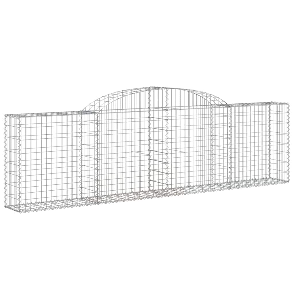 Lučne gabionske košare 7 kom 300x30x80/100 cm pocinčano željezo