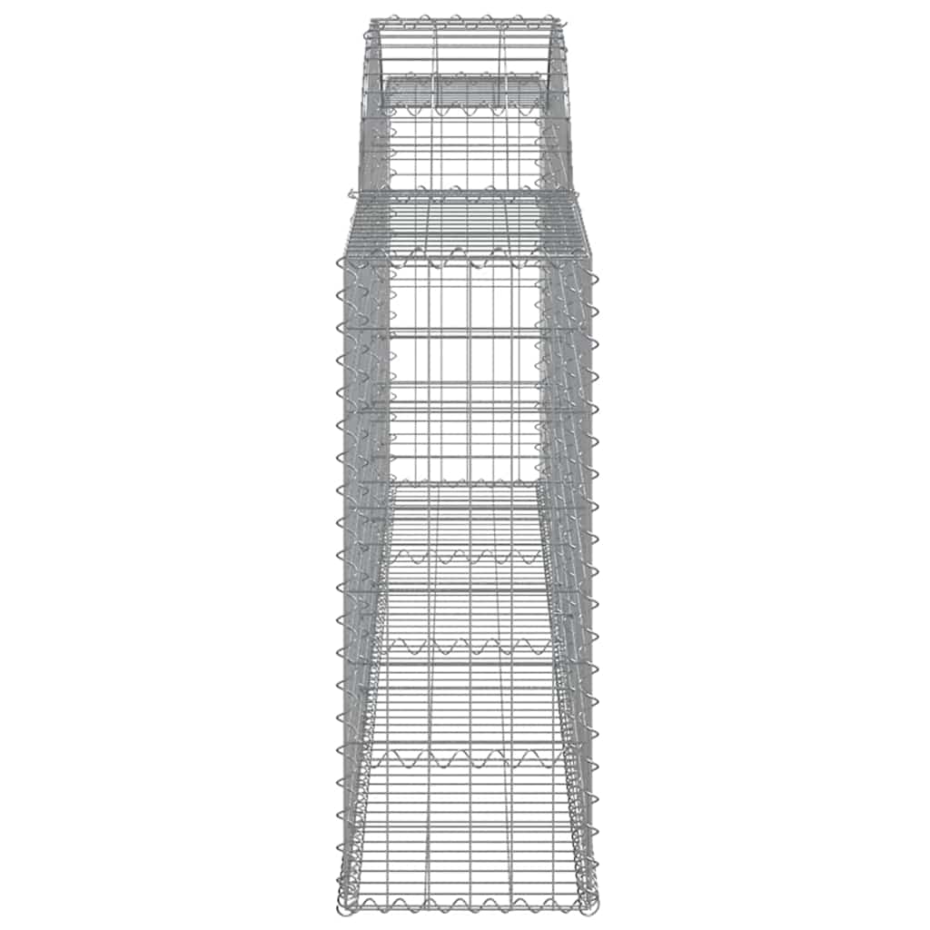 Lučne gabionske košare 7 kom 300x30x80/100 cm pocinčano željezo