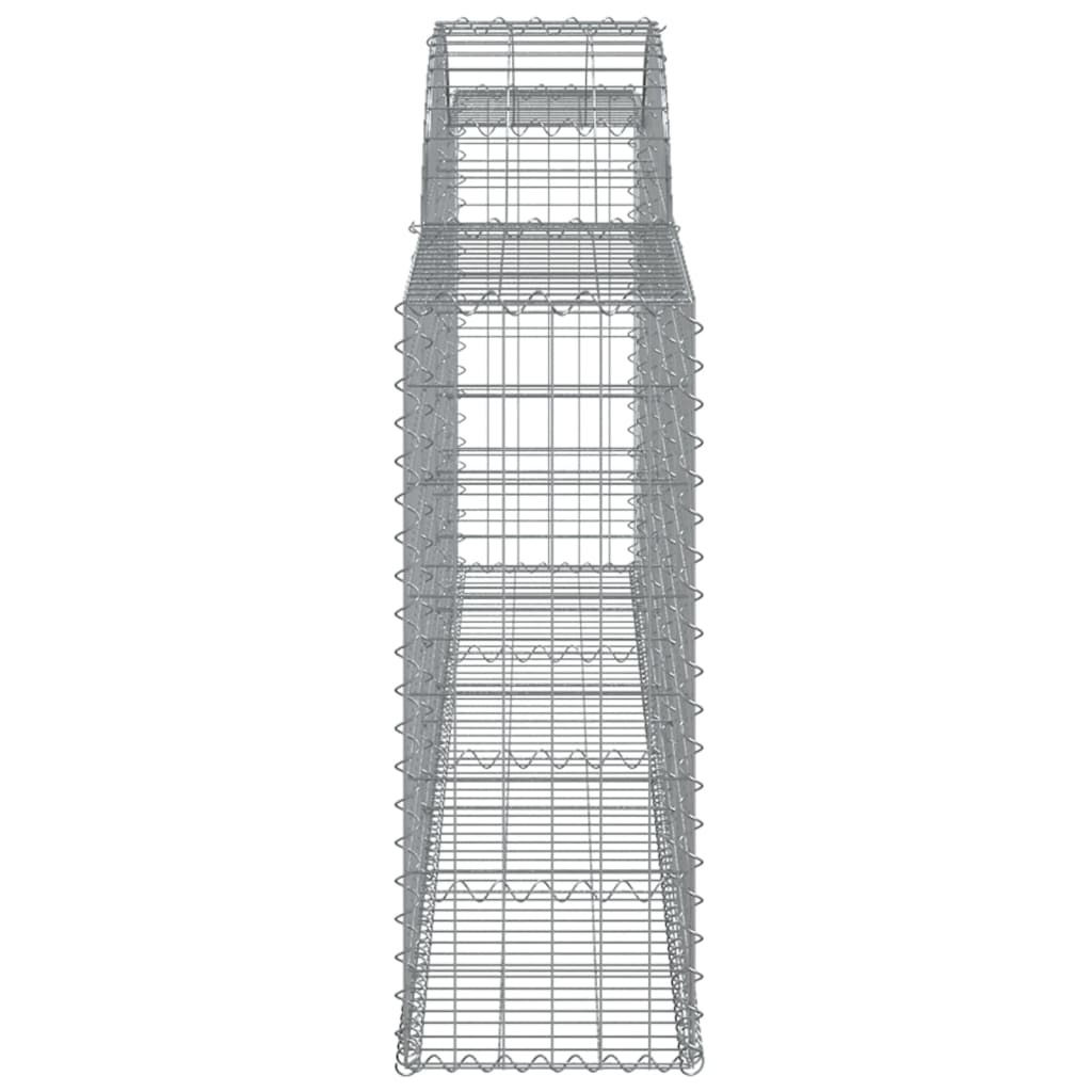 Lučne gabionske košare 10 kom 300x30x80/100cm pocinčano željezo