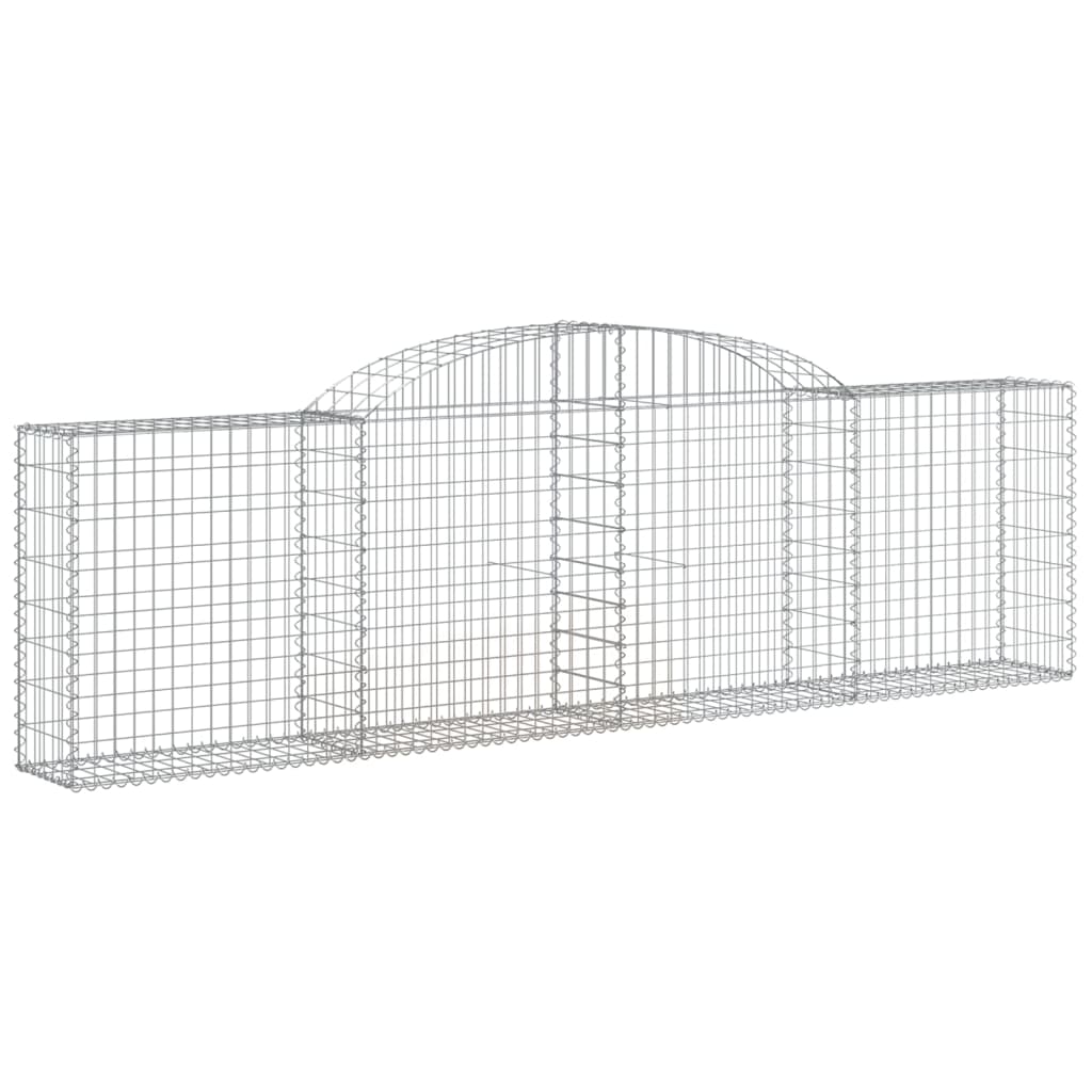 Lučne gabionske košare 11 kom 300x30x80/100cm pocinčano željezo