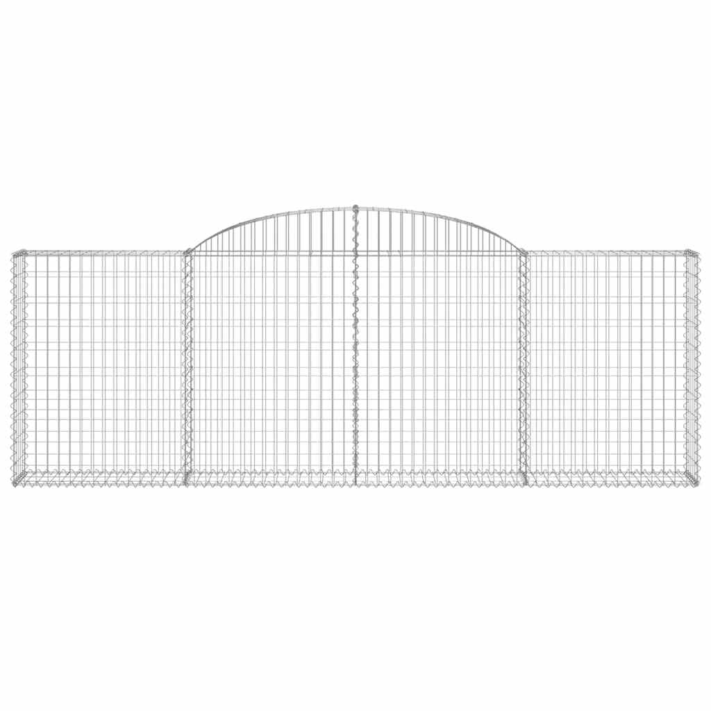 Lučne gabionske košare 5 kom 300x30x100/120cm pocinčano željezo