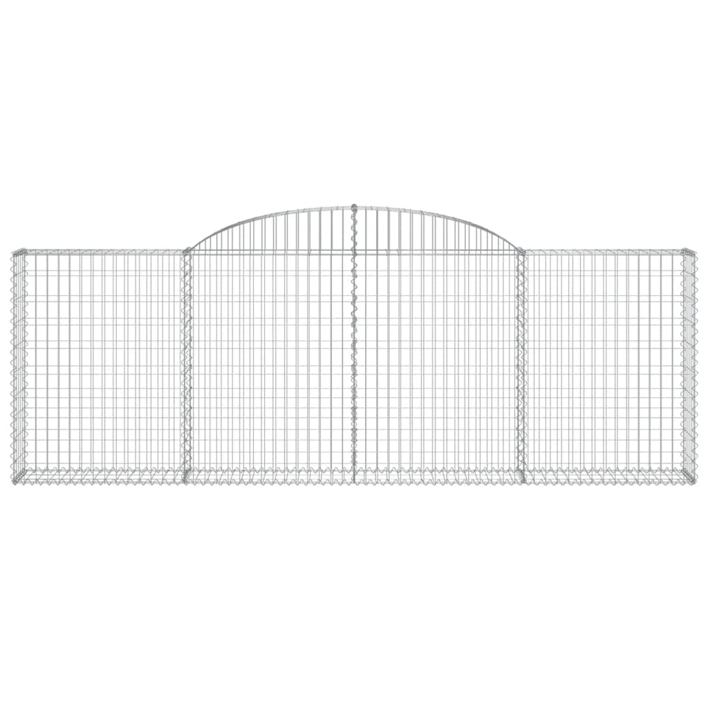 Lučne gabionske košare 12kom 300x30x100/120cm pocinčano željezo
