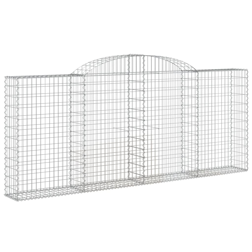 Lučne gabionske košare 3 kom 300x30x120/140cm pocinčano željezo
