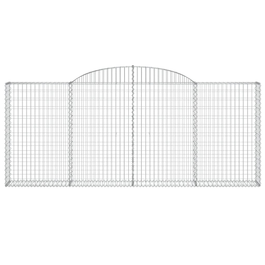 Lučne gabionske košare 10kom 300x30x120/140cm pocinčano željezo