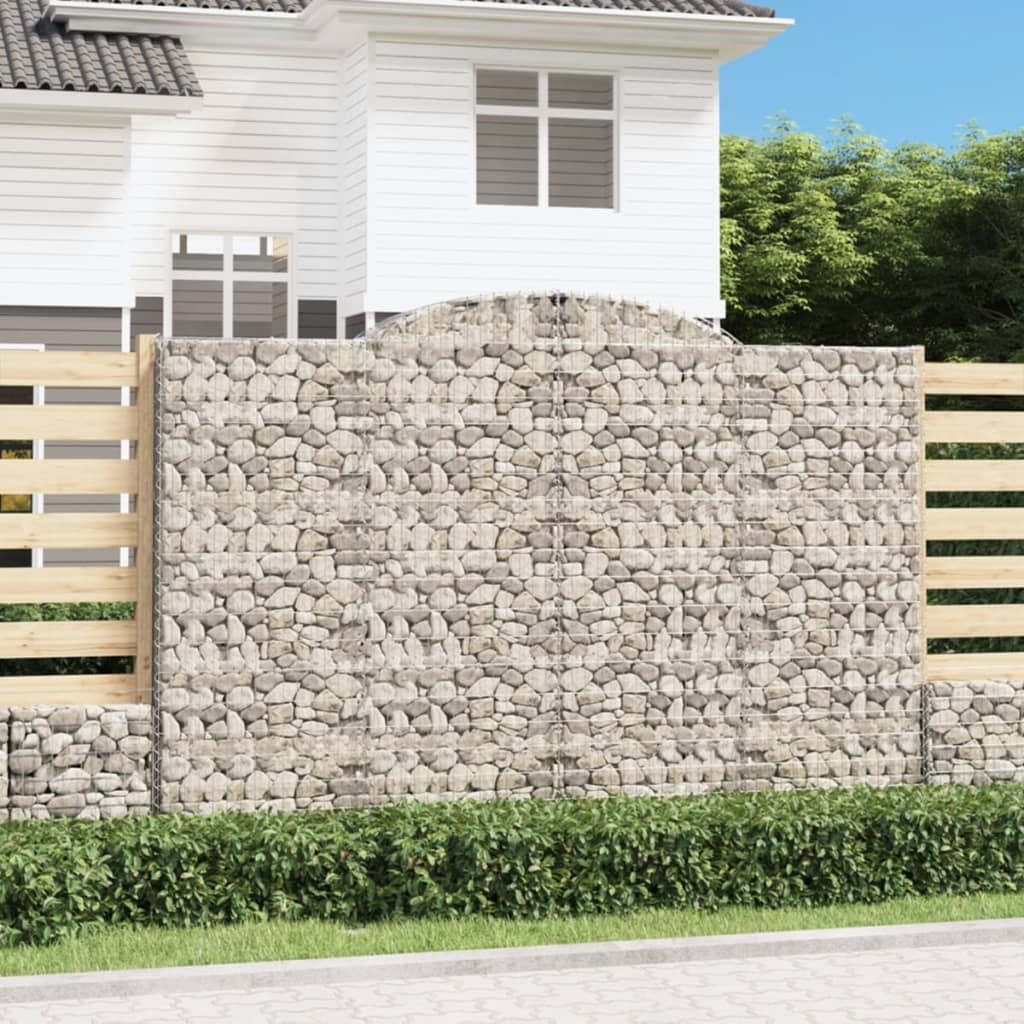 Lučne gabionske košare 4 kom 300x30x200/220cm pocinčano željezo