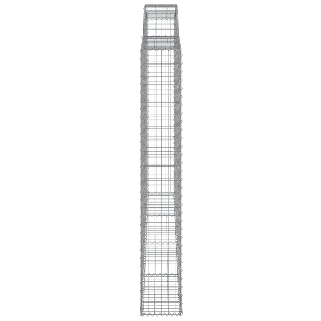 Lučne gabionske košare 5 kom 300x30x200/220cm pocinčano željezo