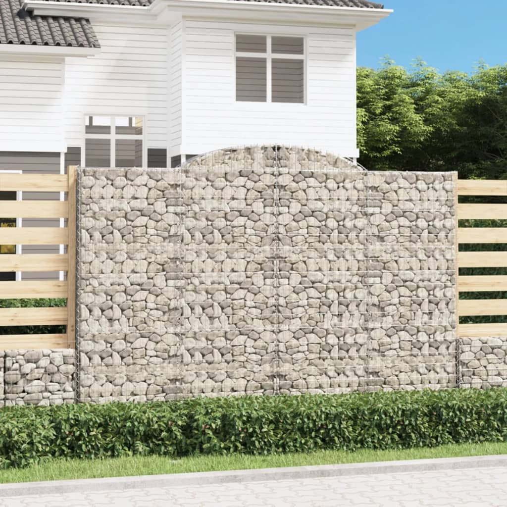 Lučne gabionske košare 5 kom 300x30x200/220cm pocinčano željezo