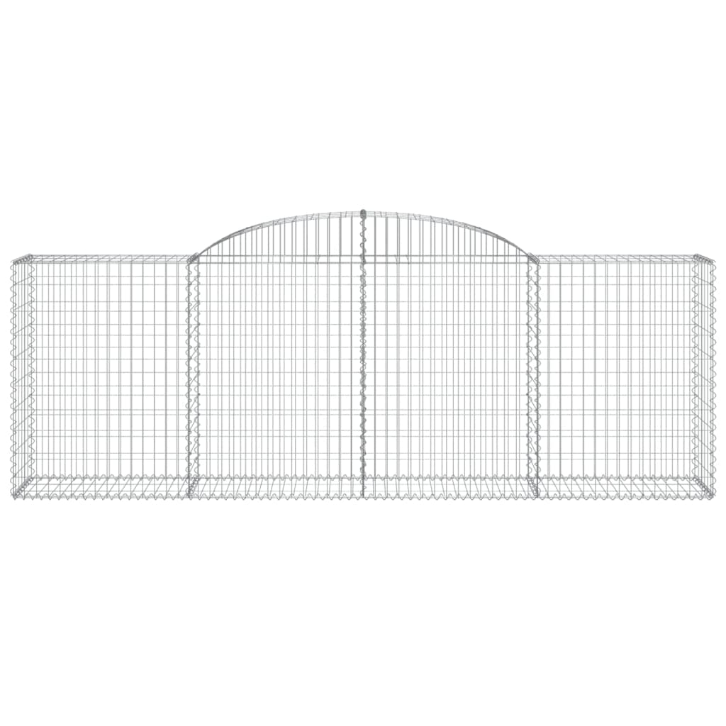 Lučne gabionske košare 6 kom 300x50x100/120cm pocinčano željezo
