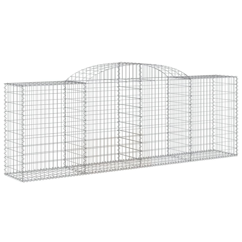 Lučne gabionske košare 7 kom 300x50x100/120cm pocinčano željezo