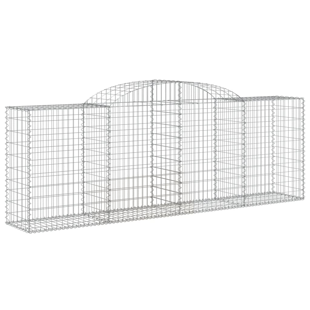 Lučne gabionske košare 8 kom 300x50x100/120cm pocinčano željezo
