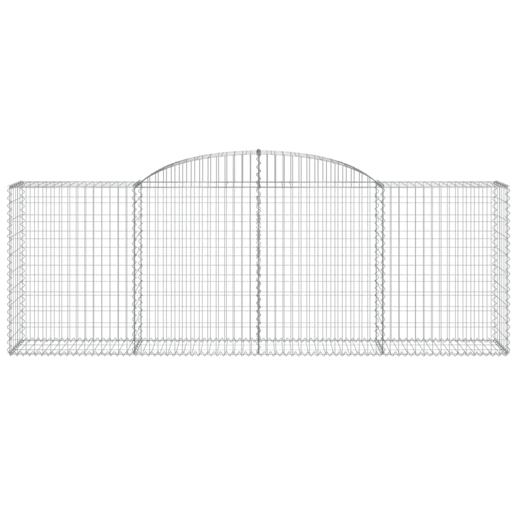 Lučne gabionske košare 9 kom 300x50x100/120cm pocinčano željezo