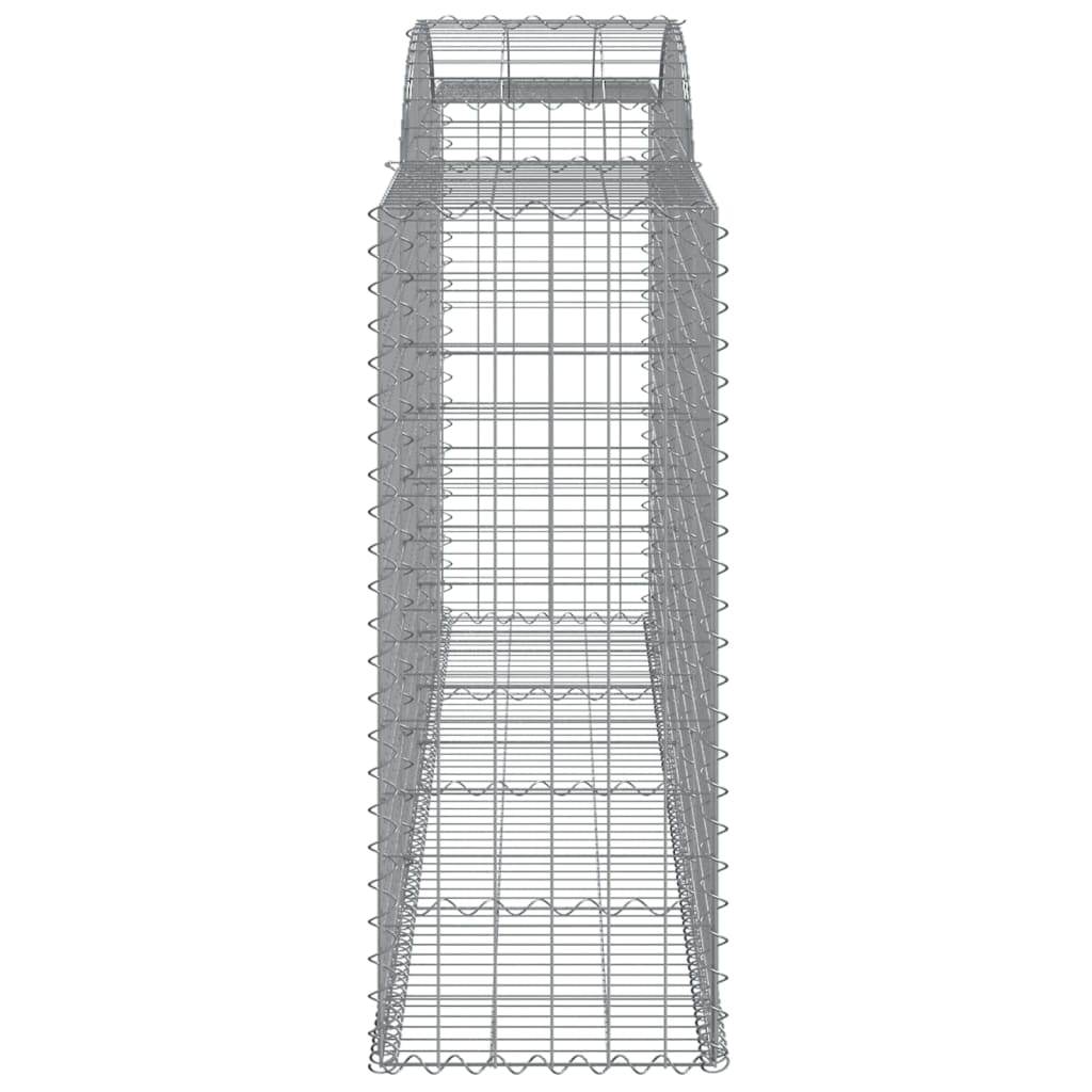 Lučne gabionske košare 7 kom 300x50x120/140cm pocinčano željezo