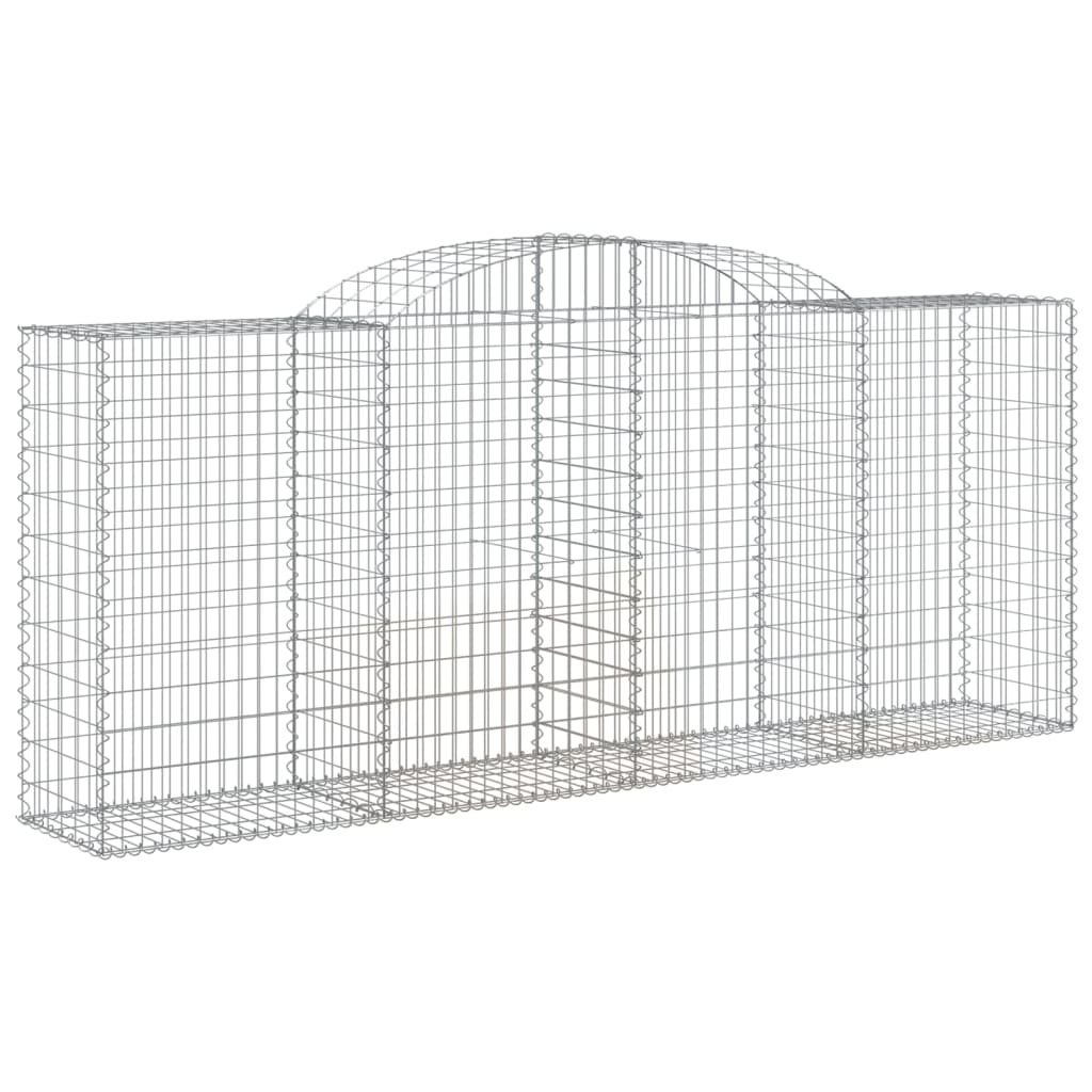Lučne gabionske košare 30kom 300x50x120/140cm pocinčano željezo