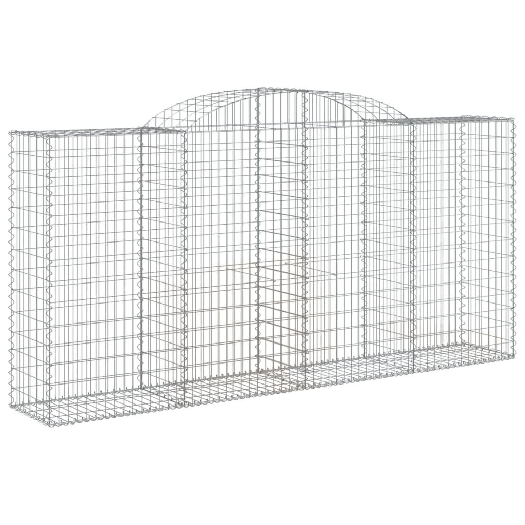 Lučne gabionske košare 12kom 300x50x140/160cm pocinčano željezo