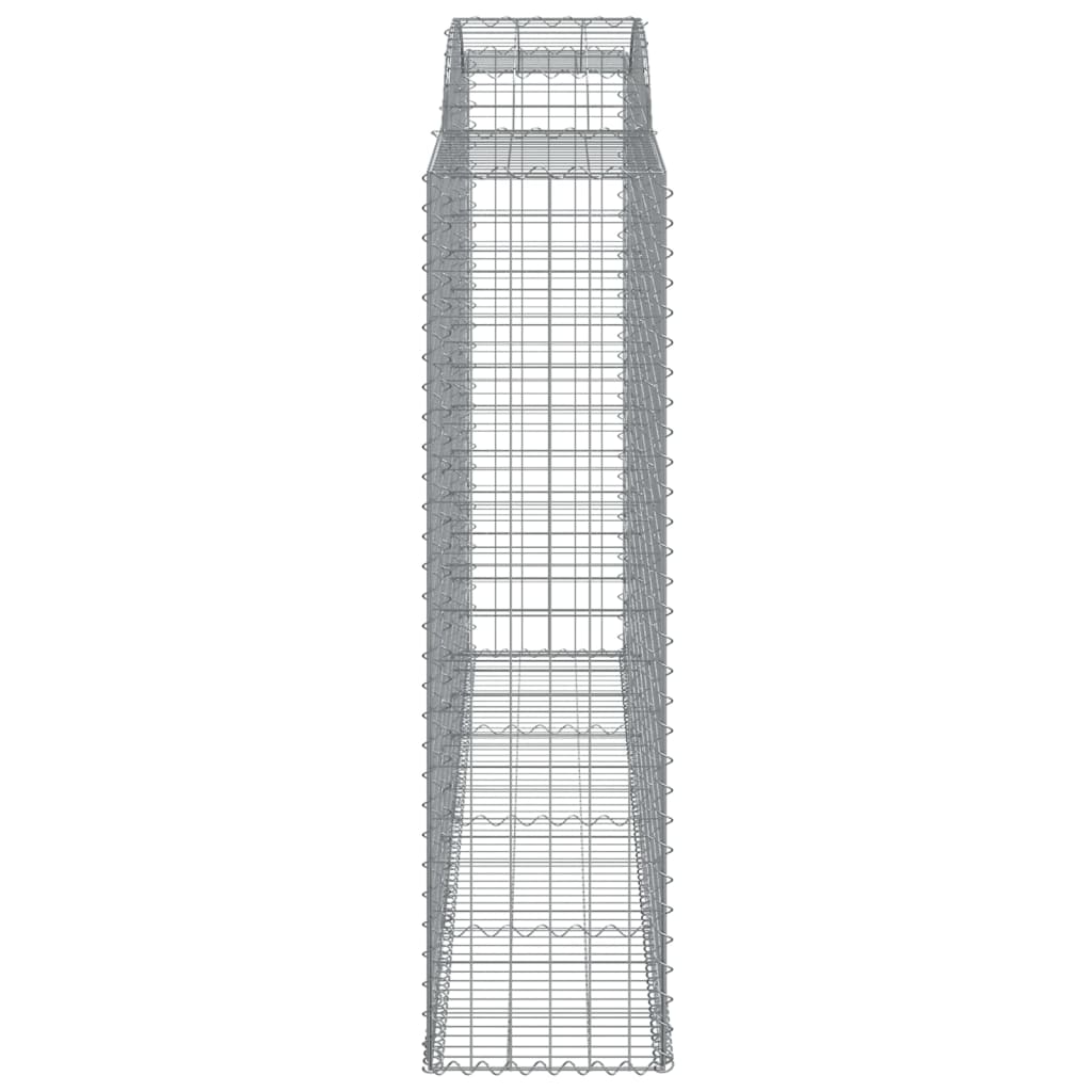 Lučne gabionske košare 7 kom 300x50x180/200cm pocinčano željezo