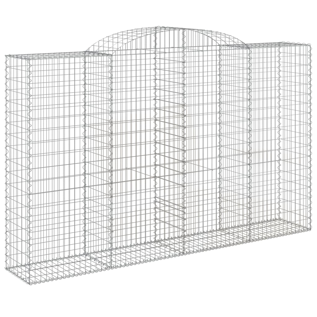 Lučne gabionske košare 8 kom 300x50x180/200cm pocinčano željezo