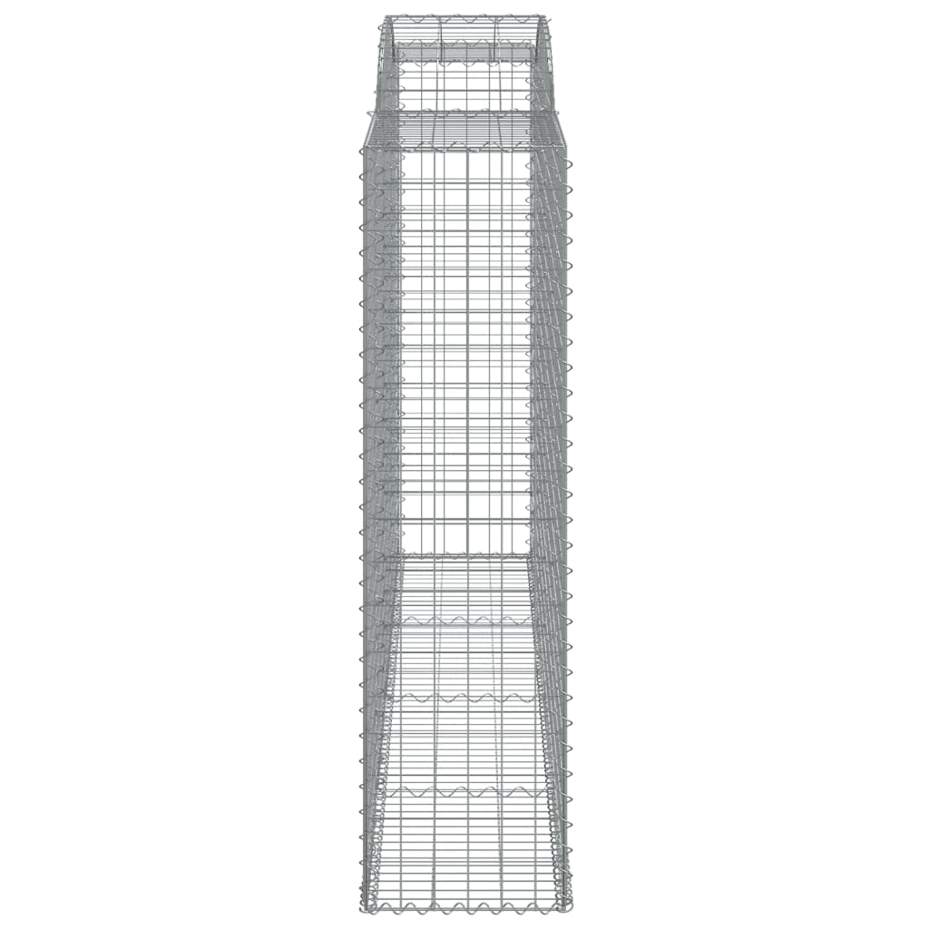 Lučne gabionske košare 8 kom 300x50x180/200cm pocinčano željezo