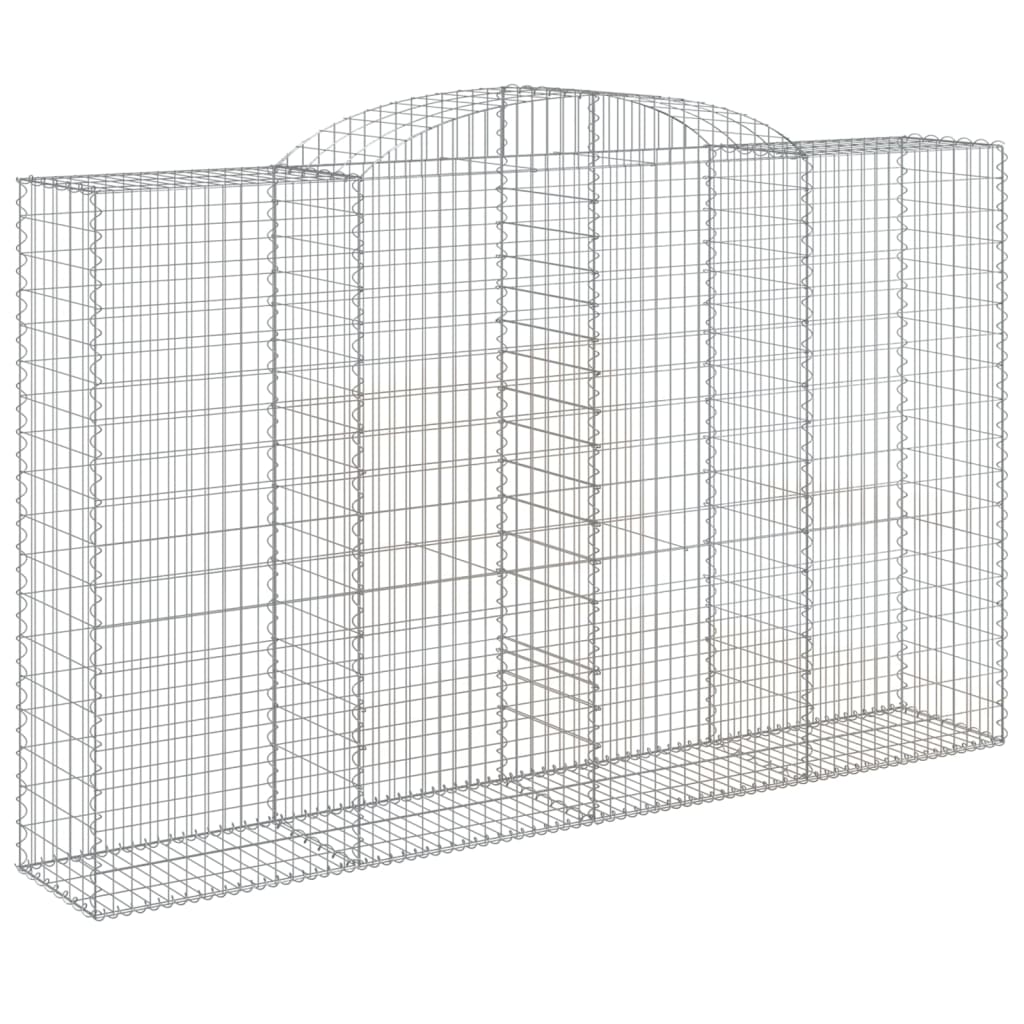 Lučne gabionske košare 10kom 300x50x180/200cm pocinčano željezo