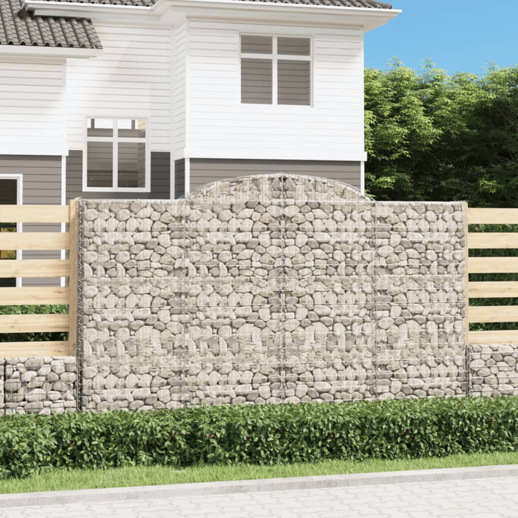Lučne gabionske košare 13kom 300x50x180/200cm pocinčano željezo