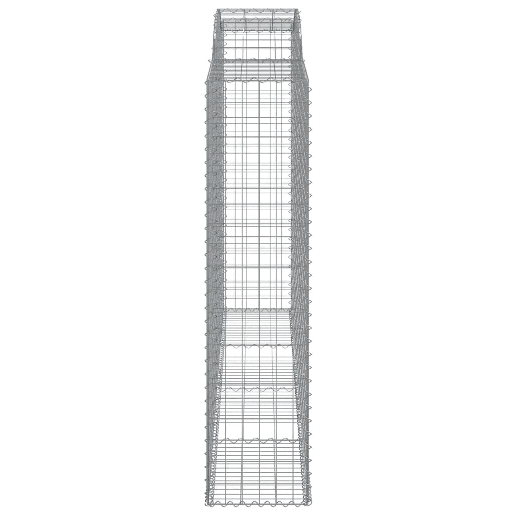 Lučne gabionske košare 6 kom 300x50x200/220cm pocinčano željezo