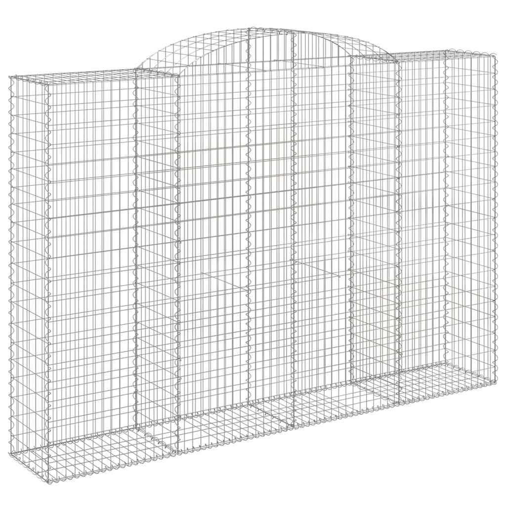 Lučne gabionske košare 12kom 300x50x200/220cm pocinčano željezo
