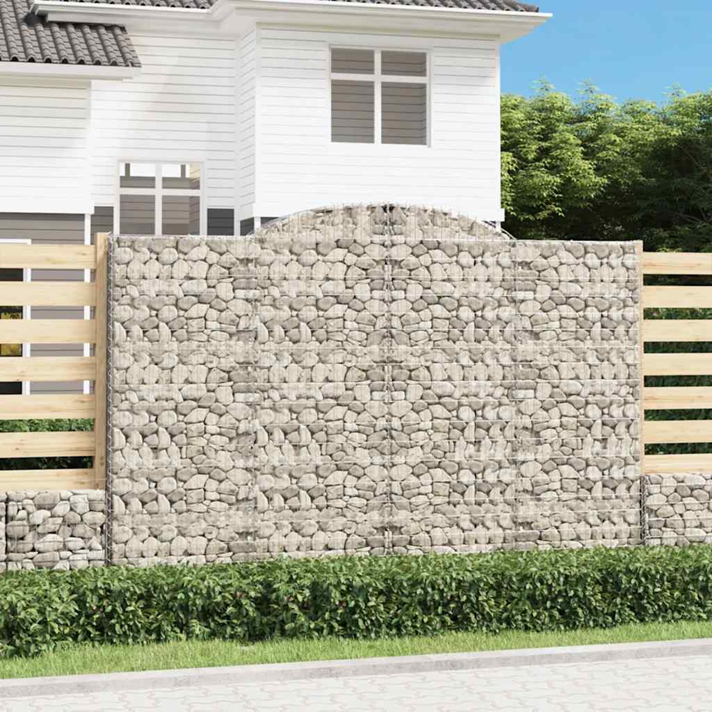 Lučne gabionske košare 12kom 300x50x200/220cm pocinčano željezo