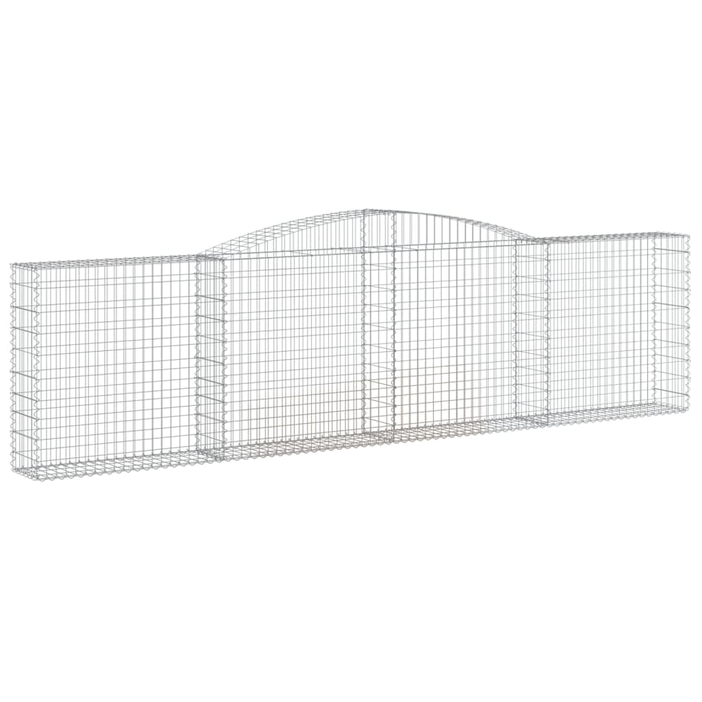 Lučne gabionske košare 25kom 400x30x100/120cm pocinčano željezo
