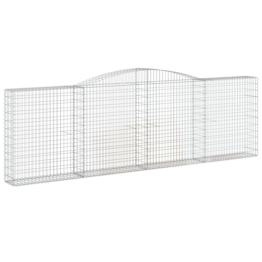 Lučne gabionske košare 20kom 400x30x120/140cm pocinčano željezo