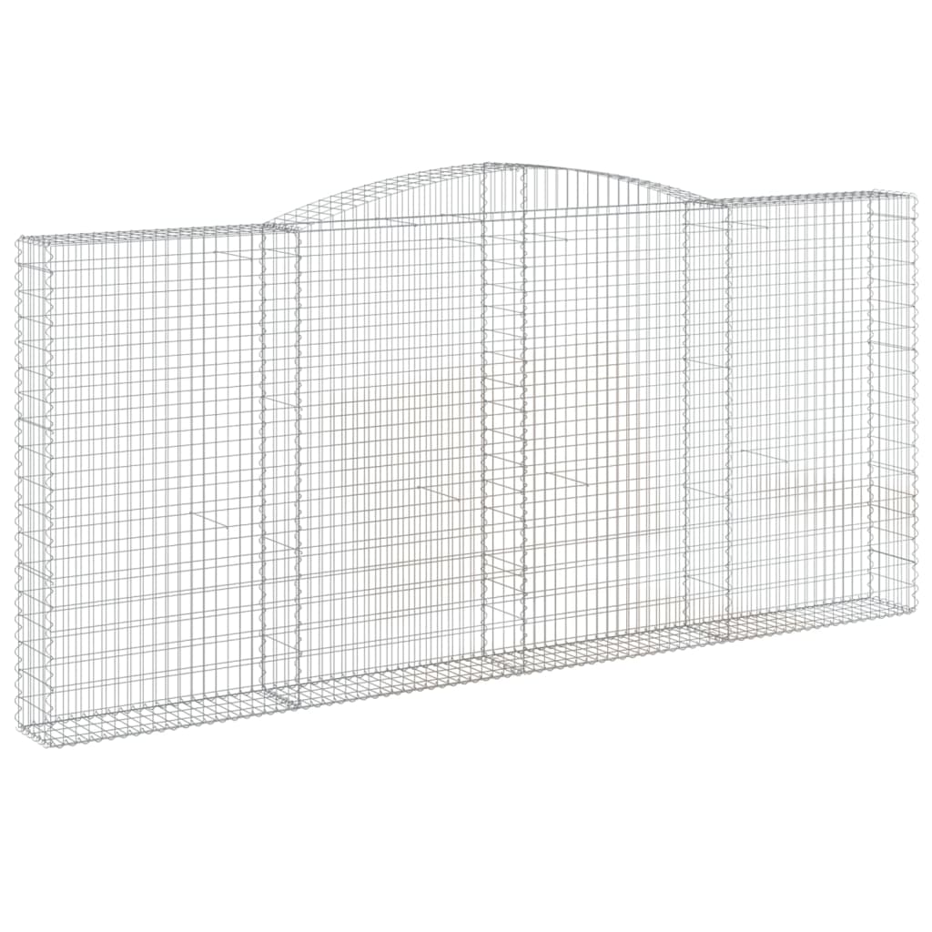 Lučne gabionske košare 10kom 400x30x180/200cm pocinčano željezo