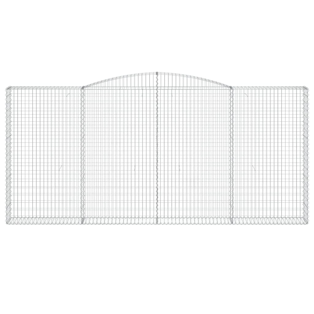 Lučne gabionske košare 10kom 400x30x180/200cm pocinčano željezo