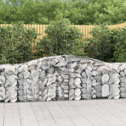 Lučne gabionske košare 8 kom 400x50x80/100 cm pocinčano željezo