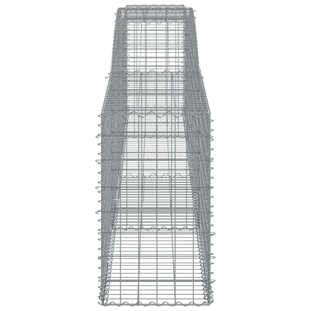 Lučne gabionske košare 9 kom 400x50x80/100 cm pocinčano željezo