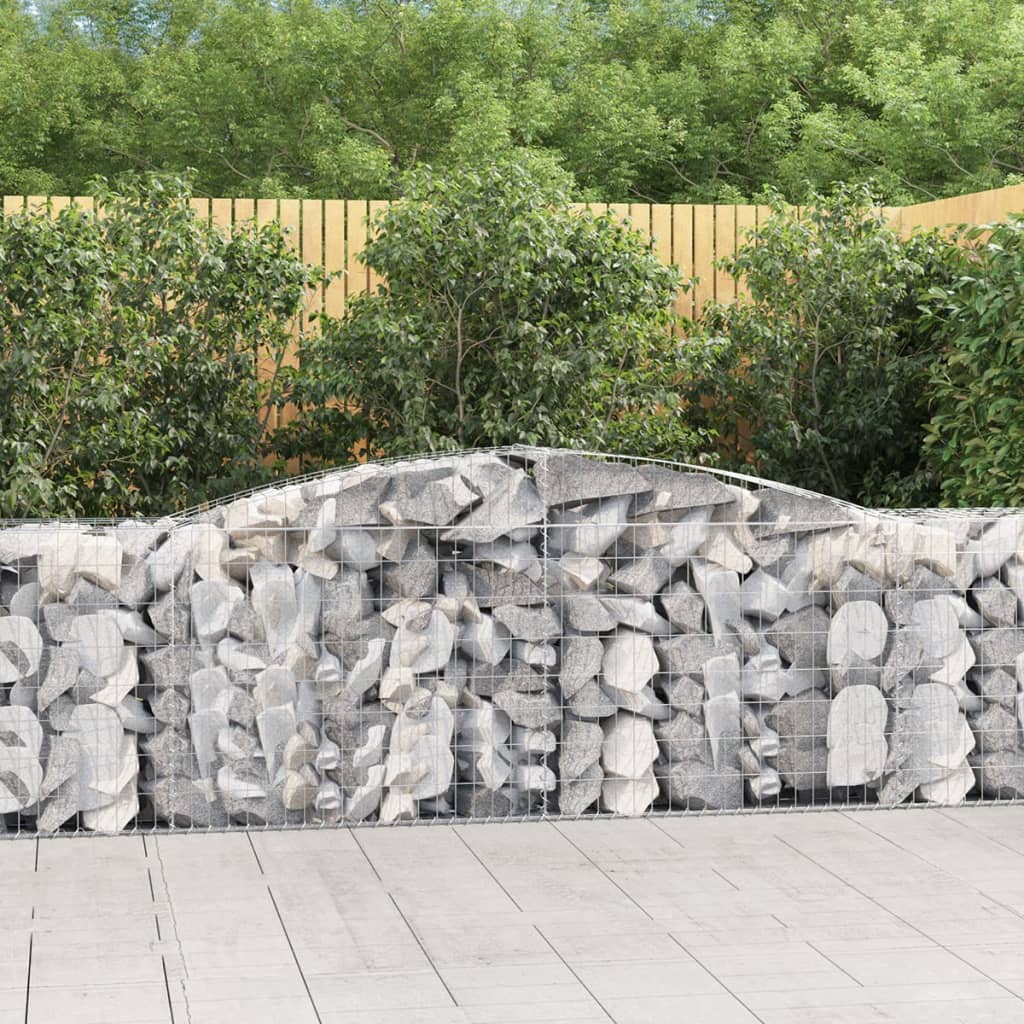 Lučne gabionske košare 10 kom 400x50x80/100cm pocinčano željezo