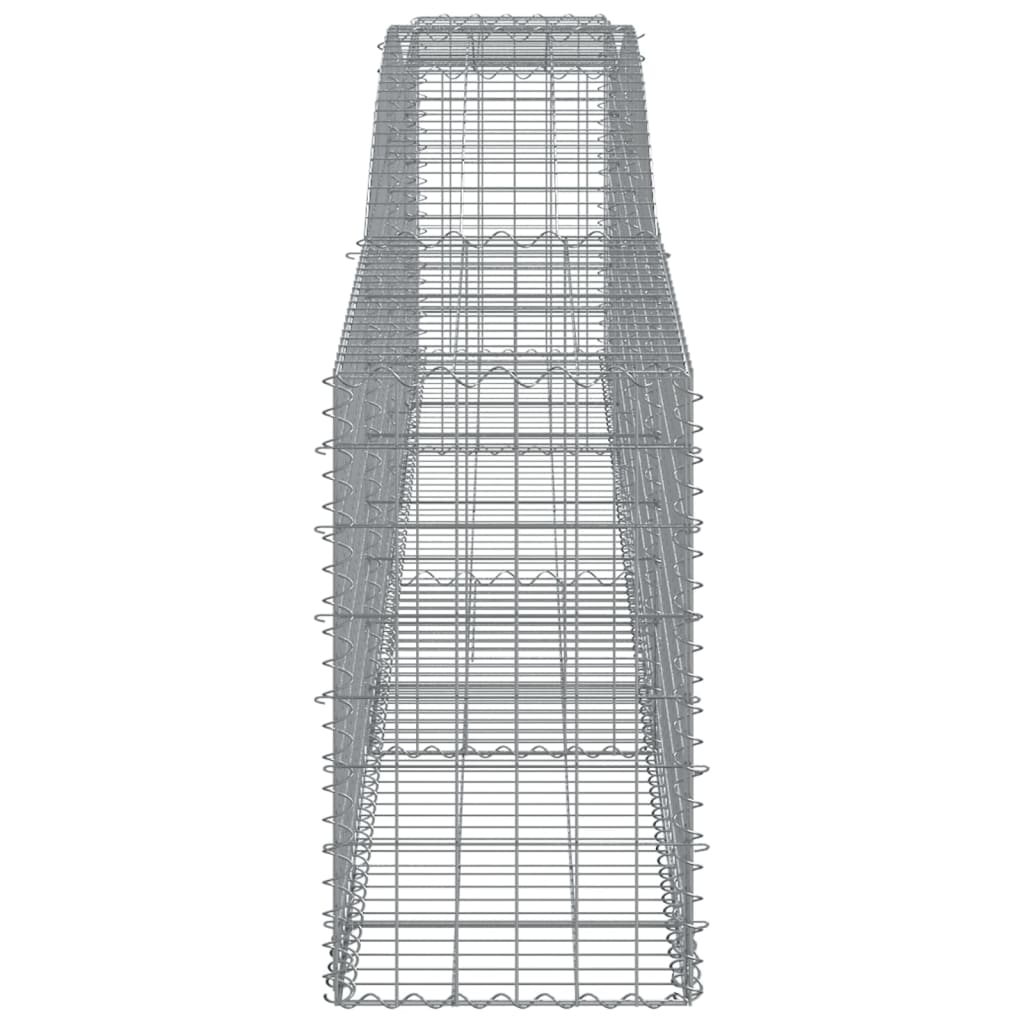 Lučne gabionske košare 20 kom 400x50x80/100cm pocinčano željezo