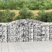 Lučne gabionske košare 5 kom 400x50x100/120cm pocinčano željezo