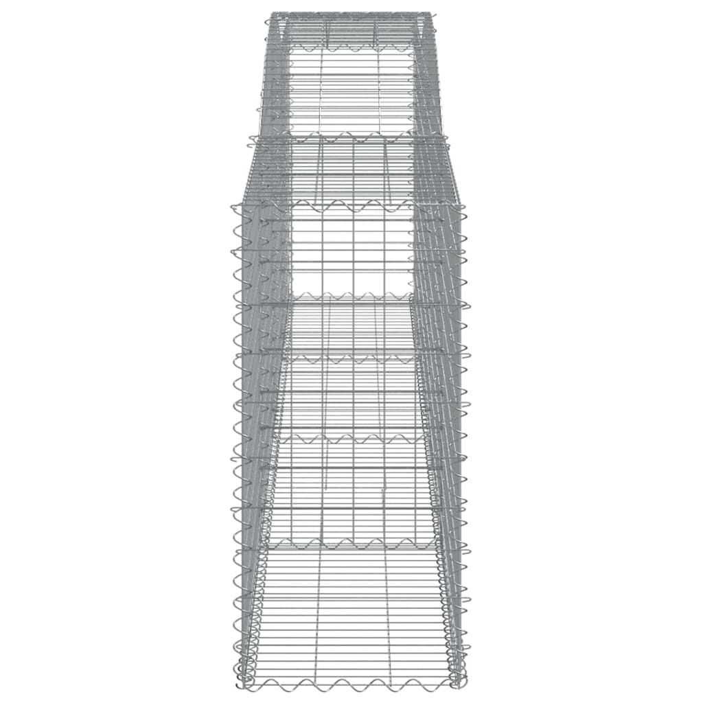 Lučne gabionske košare 15kom 400x50x100/120cm pocinčano željezo