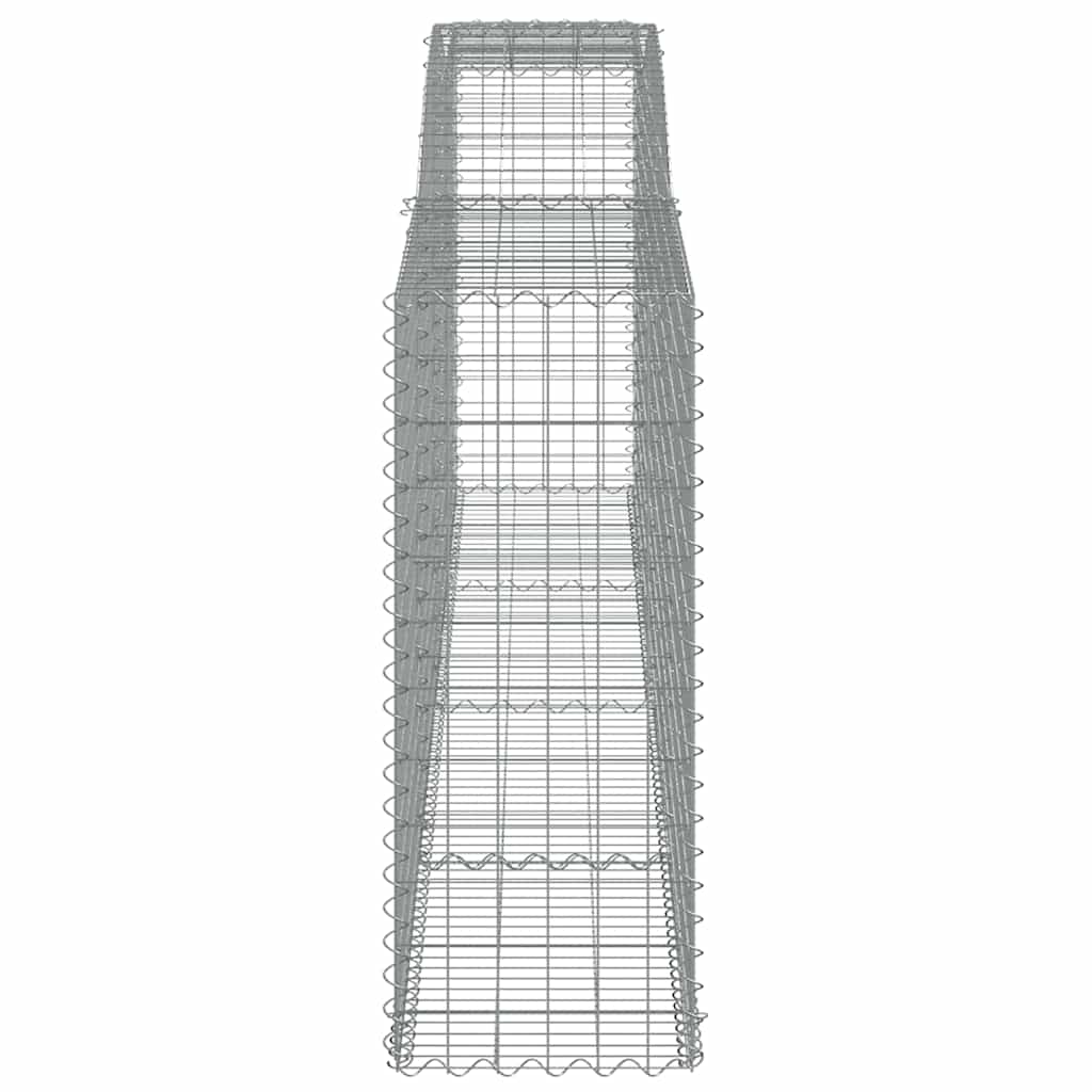 Lučne gabionske košare 6 kom 400x50x120/140cm pocinčano željezo