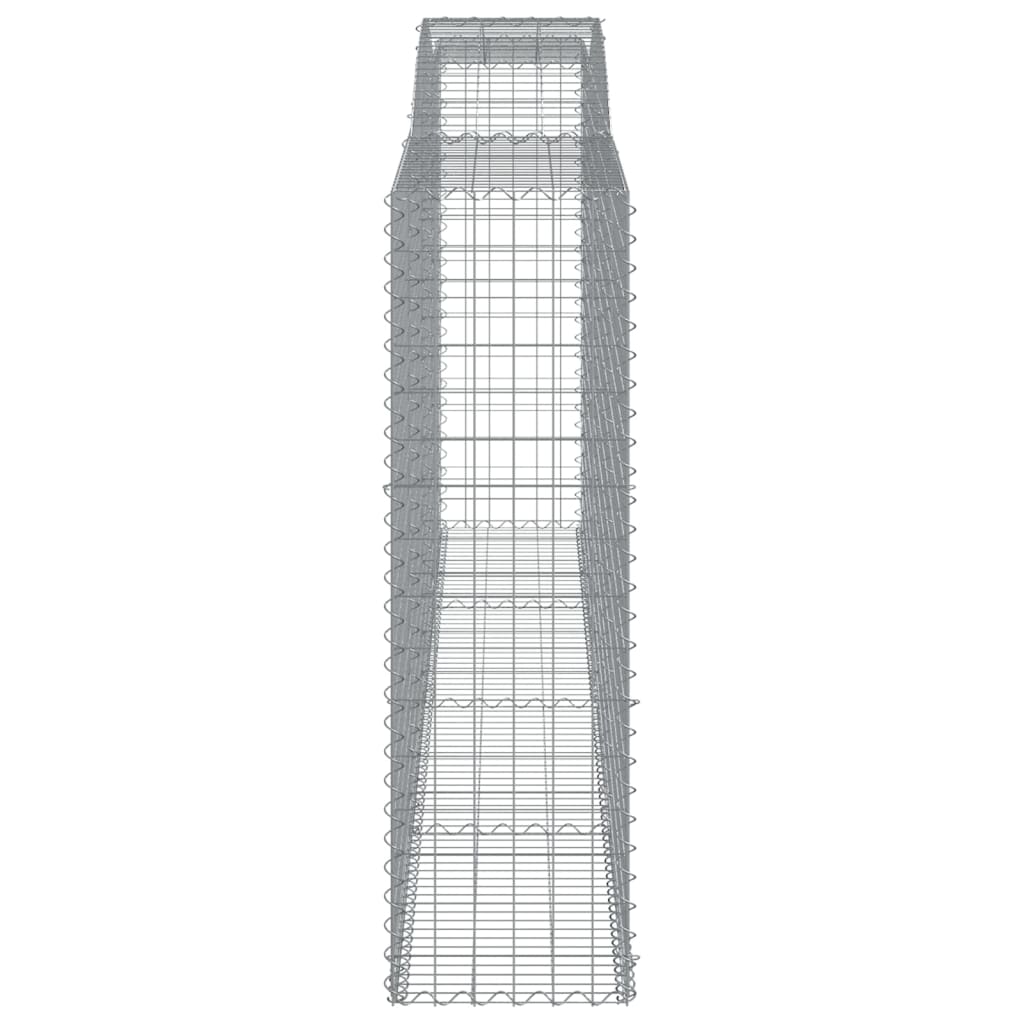 Lučne gabionske košare 7 kom 400x50x160/180cm pocinčano željezo