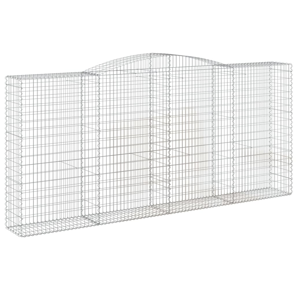 Lučne gabionske košare 6 kom 400x50x180/200cm pocinčano željezo
